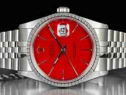 Rolex Datejust 36 Rosso Jubilee 16220 Ferrari Red